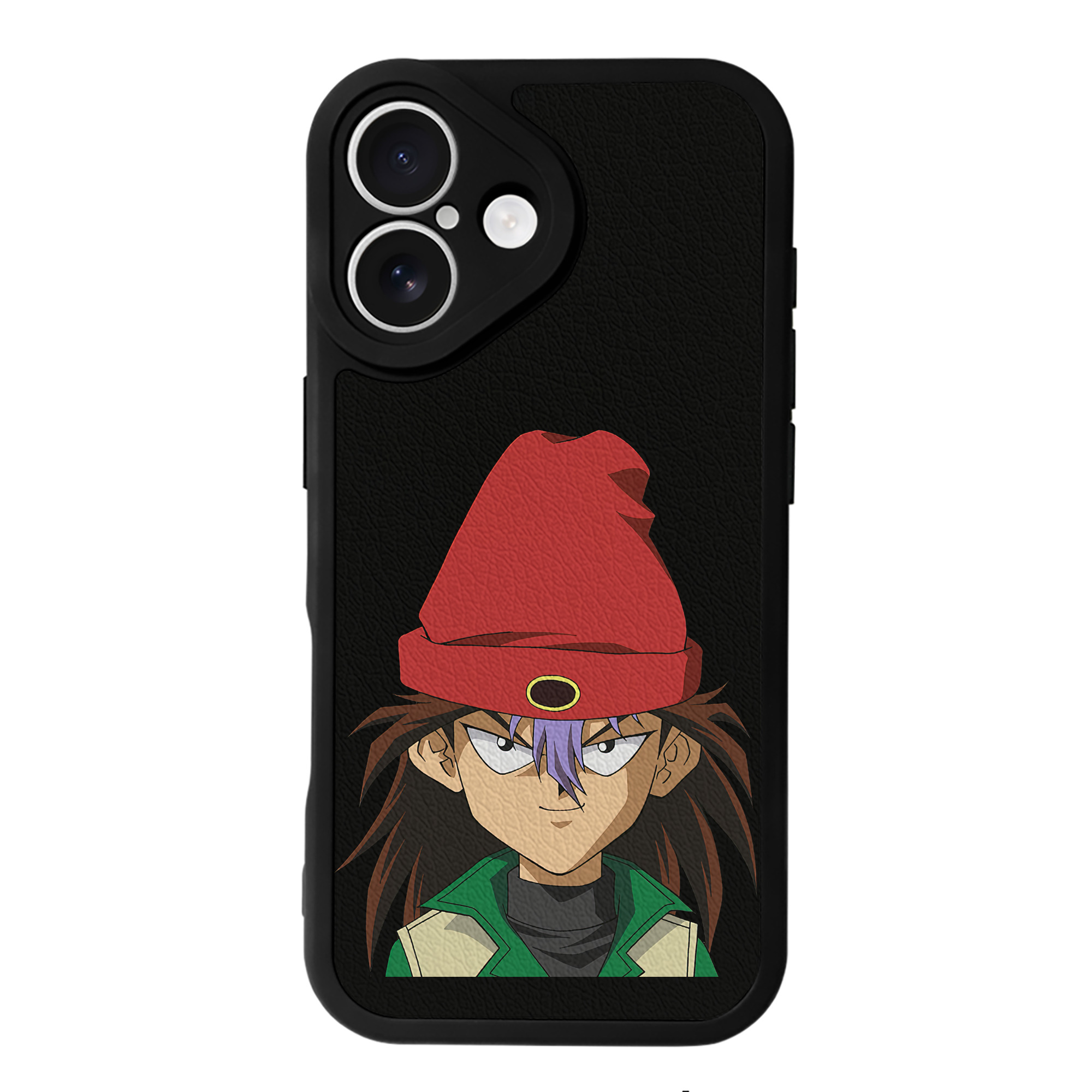 遊☆戯☆王 Yu-Gi-Oh! 【iPhone 16シリーズ対応】シリコンスマホケース（レザー調） 材質：シリコン